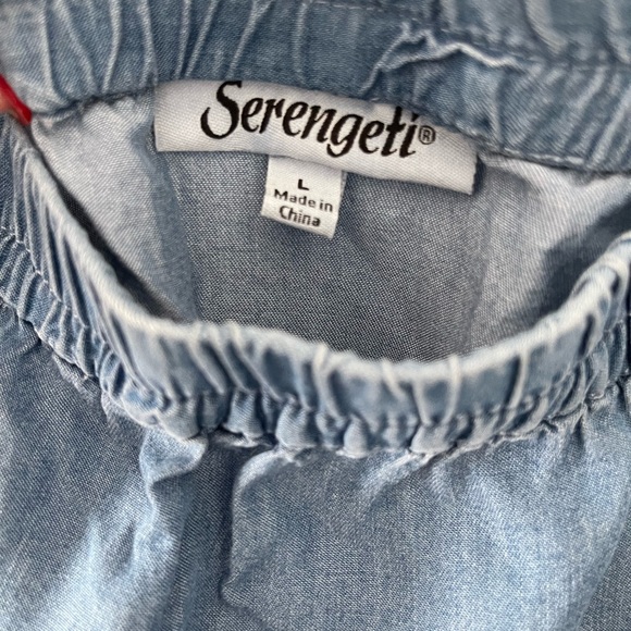 Chambray middy skirt - Picture 2 of 4